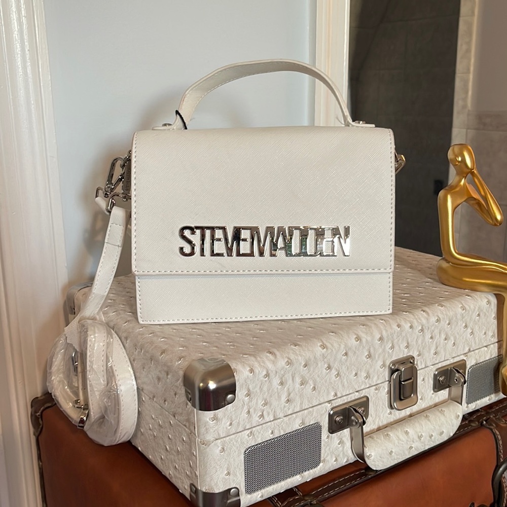 Steve Madden white handbag